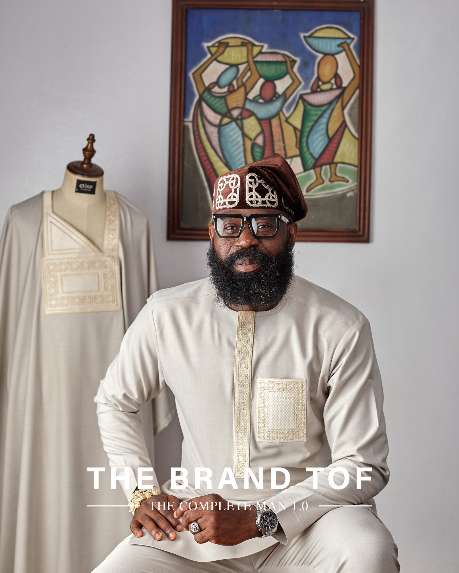 Nude Cashmere Kaftan